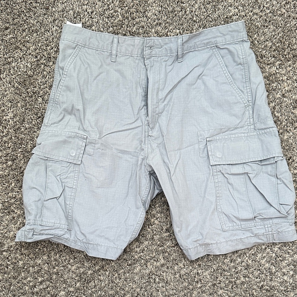 Levi's Light Gray Cargo Shorts for Men